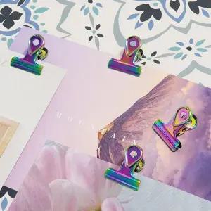 [에스에스_62]메탈 예쁜 예쁜문구 촬영 소품 집게 스몰