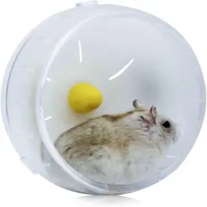 위시로터스 햄스터 러닝 휠 조용한 조깅 운동 장난감 케이지 액세서리 드로우 골든 실크 시즈 베어