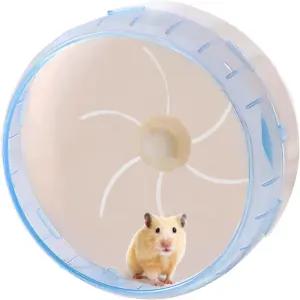 Sirvarni 초침묵 햄스터 운동 휠 - 장난감 케이지 액세서리 8.6인치 러닝 스피너 작은 동물 애완동물 저빌