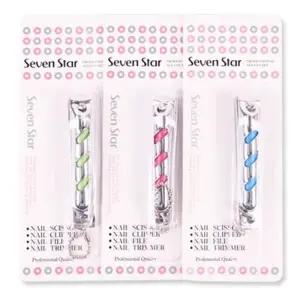 [에스에스_62]네일케어 판깎기(색상램덤)1.5x8cm 12개