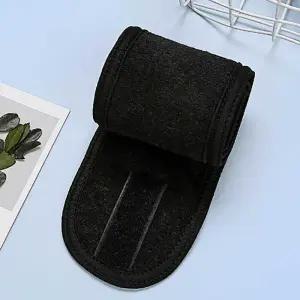 [에스에스_62]블랙 세수머리띠 극세사 머리띠 세안 헤어