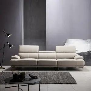 튜린2 천연면피 황소가죽 4인용 소파 코스트코 코와샵2603