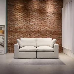 사트바 할로다운 양면 패브릭 소파 3인 코스트코 마켓송지2603