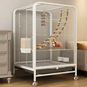 대형새장 조류사육이동장 철제케이지 앵무새카페 실내펫하우스 날림장 새집 휴대용 둥지 철제