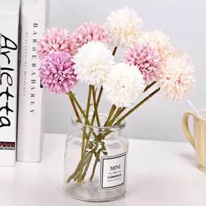 인테리어 민들레 수제 장식품 화이트 조화 소품 꽃배치 장식