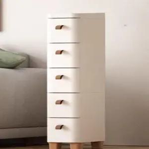 틈새서랍장 200 슬림 침실 모던 안방수납장 수납 폭좁은 15cm 미니 바퀴 거실