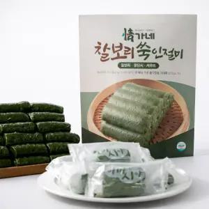 [떡메방식] 정가네 찰보리 쑥 인절미 돼지감자 카무트콩고물 쑥인절미 1kg 1세트