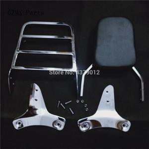 바이크 오토바이 후면 수하물 랙 지지대 테일박스 거치대 화물 선반 브래킷, 등받이, 혼다 섀도우 400 750