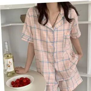 썸머 여리여리 파자마 세트 반팔잠옷 파자마 여성잠옷