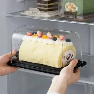 투명 플라스틱 커버 케이크 롤 돔 보관상자 머핀 케?