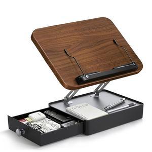 수납 서랍이 있는 책꽂이 책상용 조절 가능한 나무 대 교과서 요리책 문서 악보용 인체공학적 높이 및