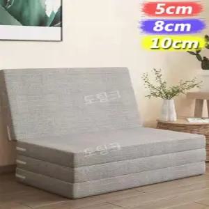접이식 매트리스 메모리폼 커버 세탁가능 자취방 원룸 싱글침대 5cm 8cm 10cm