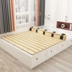 습기 방지 여름 우드 롤링 침대 깔판 침대 프레임 접이식 나무매트 방습 통기성 매트리스