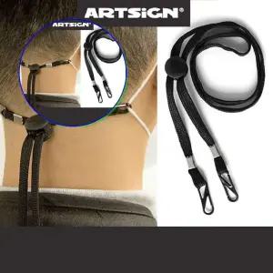 쌍문상회 스트랩 검정 마스크 길이조절