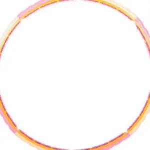 R85 헬스원 훌라후프1.6KG 에어쿠션 지압훌라후프 후