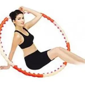 R05 자석내장 지압 훌라후프 뱃살운동기구 허리운동