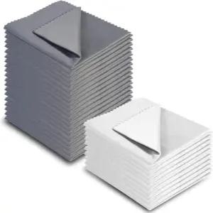 AA와이프 안경 청소용 천 렌즈 휴대폰 스크린 카메라 실버웨어 기타 섬세한 표면(6 x7 흰색 10개 + 짙은