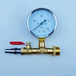 수도 압력계 음압 테스터 게이지 누수 탐지 콤프레샤 수압 기압 공기압 기압 시험/압력