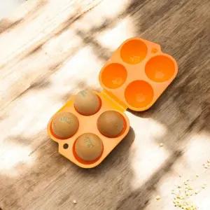 휴대용 달걀 계란 케이스 보관함 에그 홀더 4구 계란용기 에그보관함