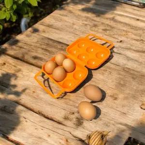 휴대용 달걀 계란 케이스 보관함 에그 홀더 6구 계란용기 에그보관함