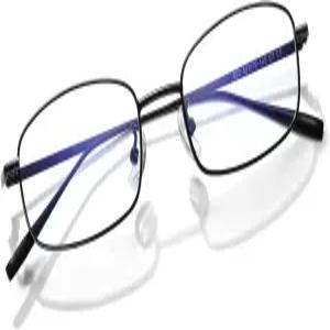 서 레트로 블루 라이트 차단 안경 경량 사이렌 스타일 보호 눈가림 방지 TV 컴퓨터 게임 여성 남성용