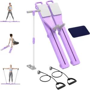 솔리드핏 2026 6-in-1 플래티츠 보드 업그레이드 - 전신 운동을 위한 다기능 미끄럼 방지 무음 필라테스