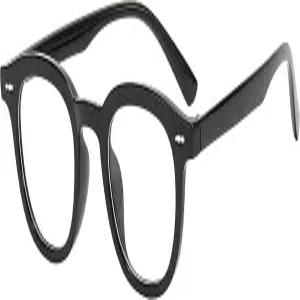 여성 및 남성용 누안호 블루라이트 차단 안경 경량 TR90 원형 컴퓨터 게이밍 더 나은 수면을 위한 안티