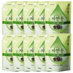 자연퐁솔잎 자연퐁 자연퐁주방세제 리필 1.4L 10개