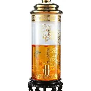 대용량 효소병 밀폐 5L+수도꼭지 산삼주 포도주 과실주