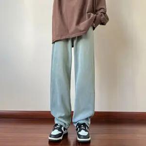 1컬러 데님팬츠 남성 일자 연청 베이직 청바지 팬츠