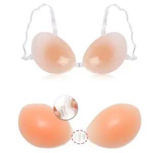 끈있는 실리콘브라 붙이는 브래지어 오프숄더 코르셋 WJQ6+4jEF