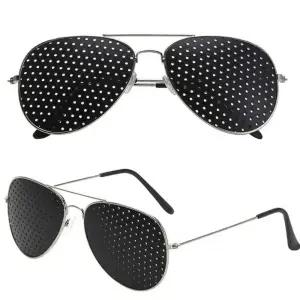 보잉 핀홀안경 금테 눈운동 안경 핀홀 선글라스 aZG9+3HDH