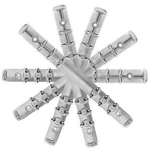 스크랩북 바인더 클램프 노트북 G KI 동물 O15mm 분리형 실버 카드 키체인