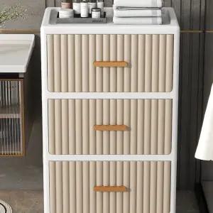 5단 수납장 서랍장 4단 옷정리 이동식 40cm 옷방 드레스룸 다용도 카키