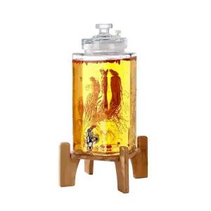 대형 술병 유리병 밀봉 효소 인삼주