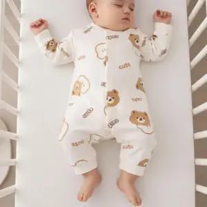 남아 여아 유아 신생아 내복 내의 실내 긴팔 우주복