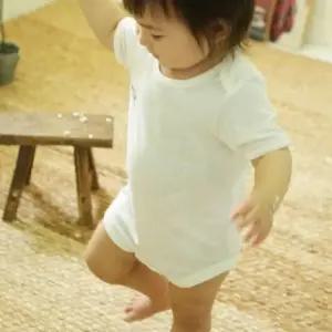 메쉬 오가닉 데일리 무지 실내복 1P 아기옷