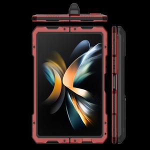 [호환품]R-just 러기드 아머 360 풀 모바일 폰 케이스 삼성 호환 갤럭시 호환 Z 폴드 6 7 4 5 메탈 알루미