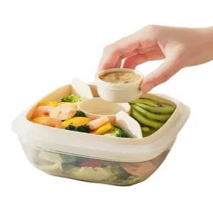 아우얼스룸 11번가 5칸 2단 샐러드 도시락통 소스통분리