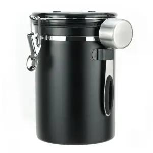 커피 가루 밀폐 A 캔 10BL 스테인 밸브 밀봉 대형 보존 분쇄 원두 용기 된 단