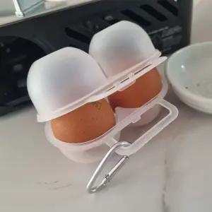 2구 계란 보관함 휴대용 에그 케이스 피크닉 캠핑 차 qbO1+4sLA