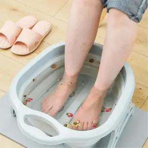 지압형 접이식 족욕기 부모님선물 족욕찜질기 발보온 gqf7+4avi