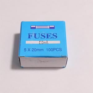 퓨즈 튜브 퀵 액팅 유리 32mA 40mA 5x20mm 250V 0.032A 1 박스/100 개