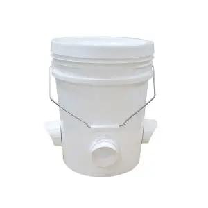 닭 병아리 조류 사료통 모이통 실속형엘보사료통 15리터 9.5kg 입구4개