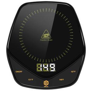 머그 워머 캔들 플레이트 온도 표 있는 책상용 휴대용 커피 병 캔들용 컵 차 및 선물(머그 없음)