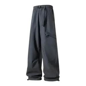 남성 트렌디 아이템 트레이닝 바지 소프트쉘 기능성 벨트 가을 겨울 기모 도톰 캐주얼 아웃도어 HT4