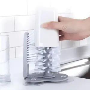 컵세척솔 카페 설거지 컵세척기 텀블러 젖병 보틀 유리컵 세정 세척브 러쉬 유리컵브