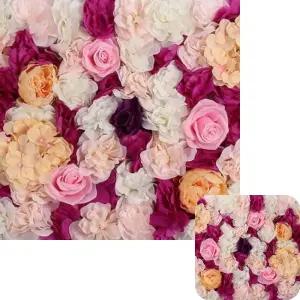 제이커 인테리어 플라워월 포토존 벽장식조화 월데코 꽃벽 FL06