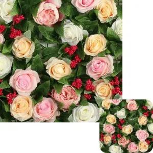 제이커 인테리어 월데코 플라워월 조화 포토존 벽장식 꽃벽 FL09