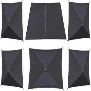 TIMBER RIDGE Gazebo 텐트 바람막이 패널 6개 메인 도어 그레이 포함 (텐트 미포함)